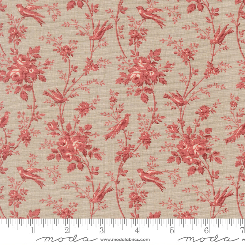 Fleur De Paris - Oiseaux Florals Birds in Smoke - French General
