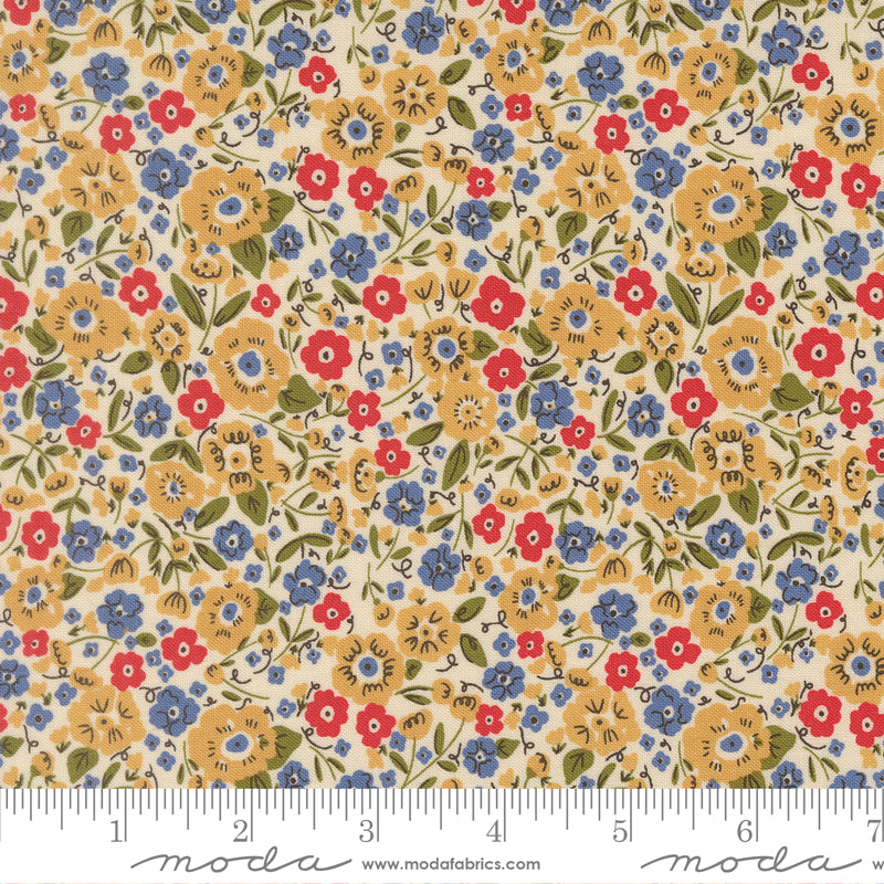 The Henhouse - Calico Small Floral in Tomato - Gingiber