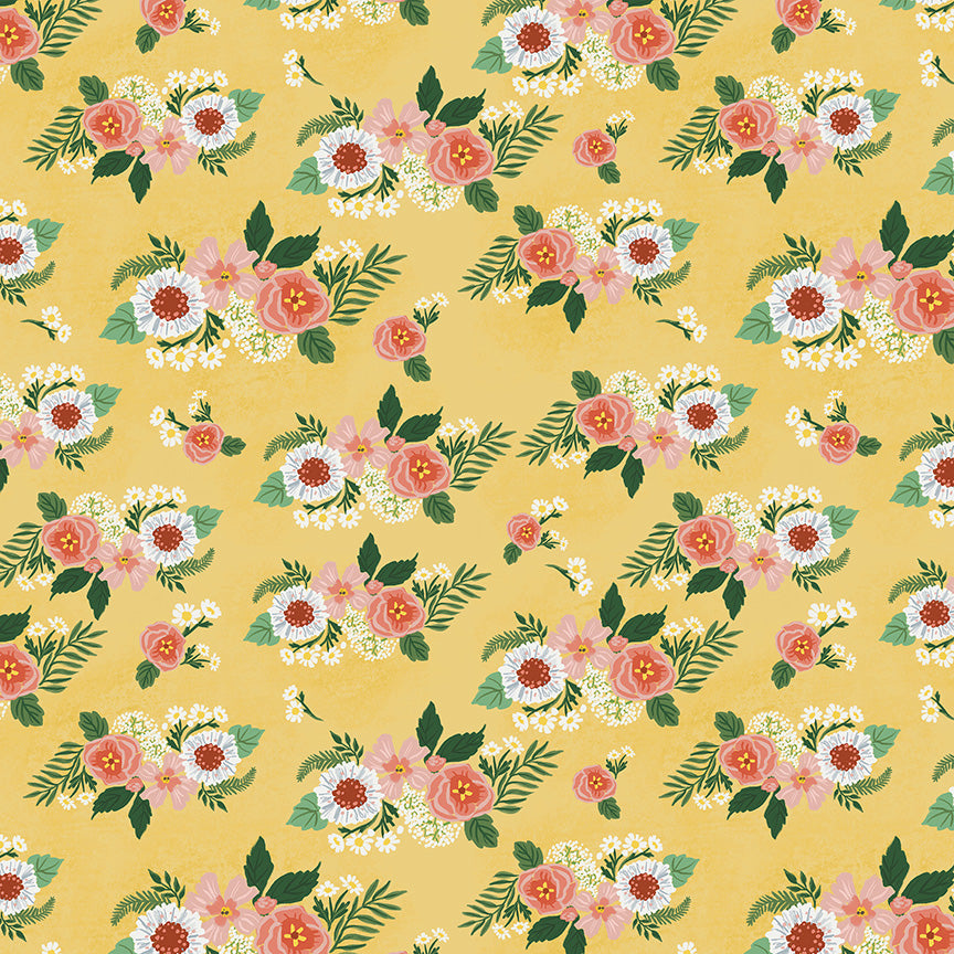 Villa Sol - Floral Bunches in Sunburst - Monaluna