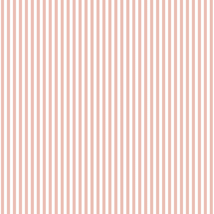 Villa Sol - Narrow Stripe in Pale Pink - Monaluna