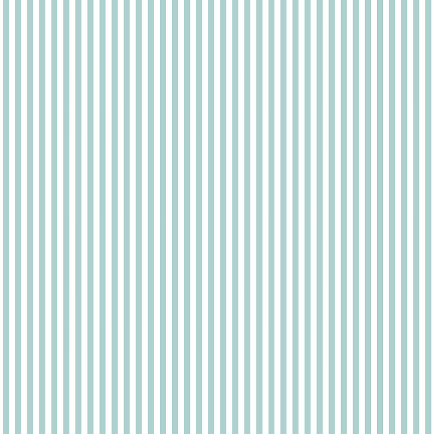 Villa Sol - Narrow Stripe in Aqua - Monaluna