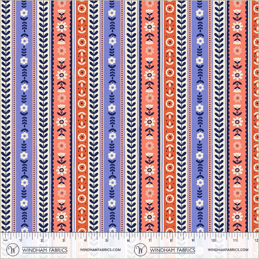 Folky Chicken - Ribbon Stripe - Natalie Briscoe