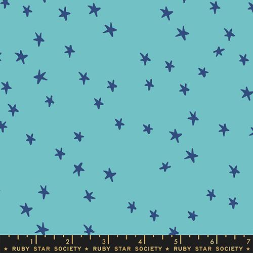 Starry Turquoise (RS4109 43) by Alexia Abegg of Ruby Star Society with Moda Fabrics