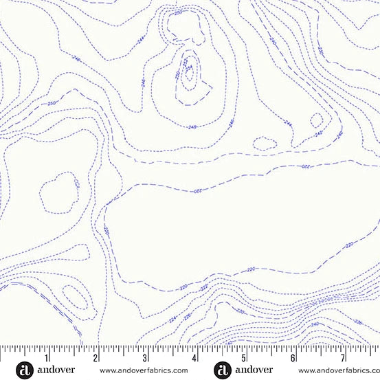 Sun Print Whisper - Topography Pond - Alison Glass
