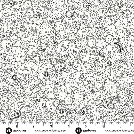 Sun Print Whisper - Woodland Panda - Alison Glass