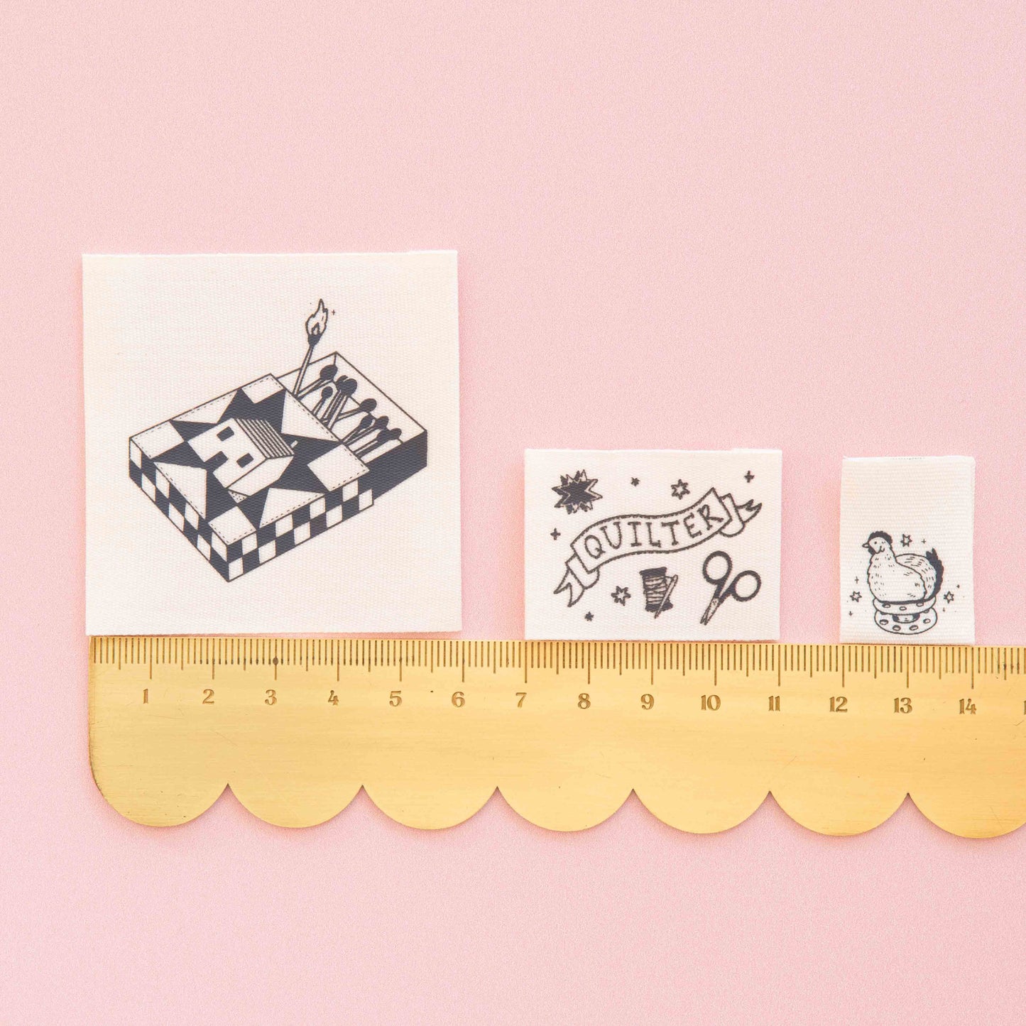 Toad and Sew Quilty Tattoo Woven Sewing Lab - Sarah Heartsels Multipack