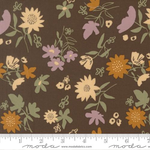 Windfall - Playful Petals in Coffee - Fancy That Design House