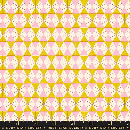 Merry Happy - Happy Hexie in Golden Hour - Ruby Star Society