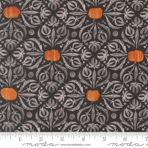 Coven - Pumpkin Medallion Tiles in Onyx - Robin Pickens