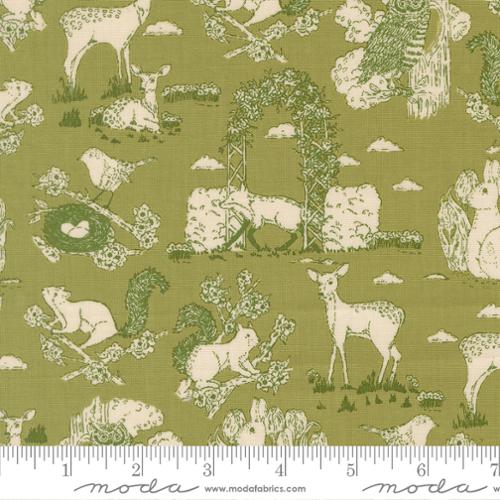 My Secret Garden - Garden Toile in Grass - Stacy Iest Hsu