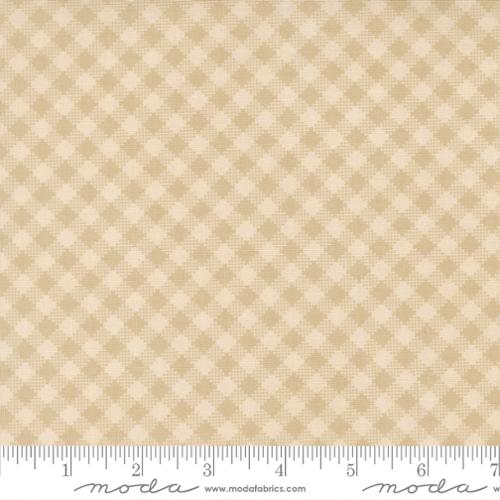 My Secret Garden - Garden Gingham in Cloud Natural - Stacy Iest Hsu