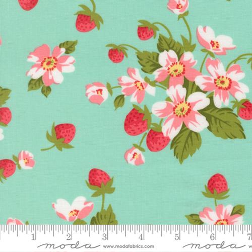 Bloomsberry - In Bloom in Aqua - Camille Roskelley