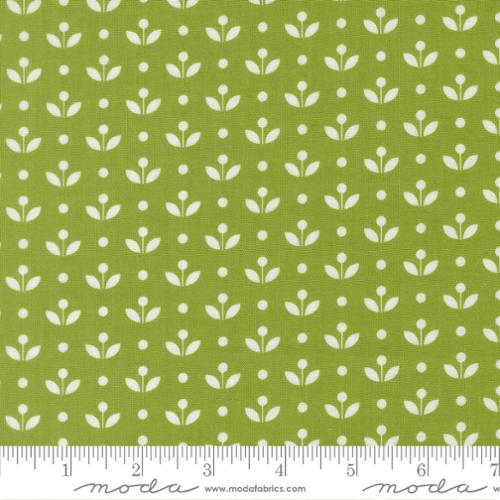 Bloomsberry - Mayfair Ditsy in Leaf - Camille Roskelley