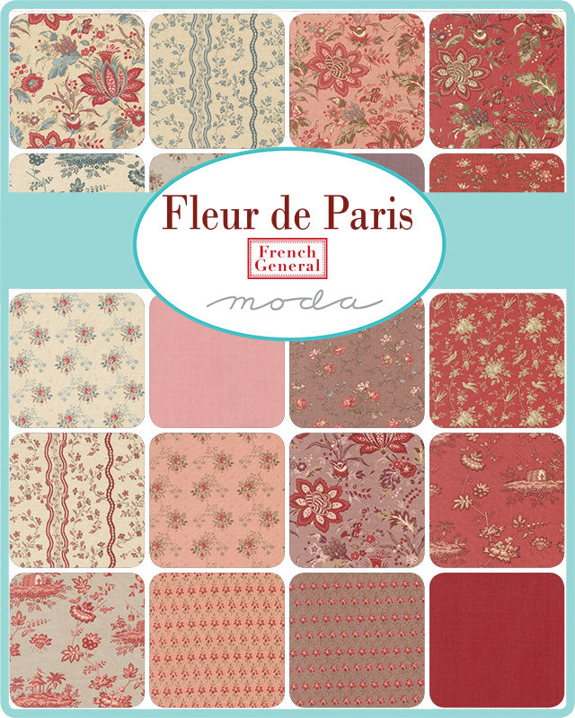 Fleur de Paris 10" Square Layer Cake - French General