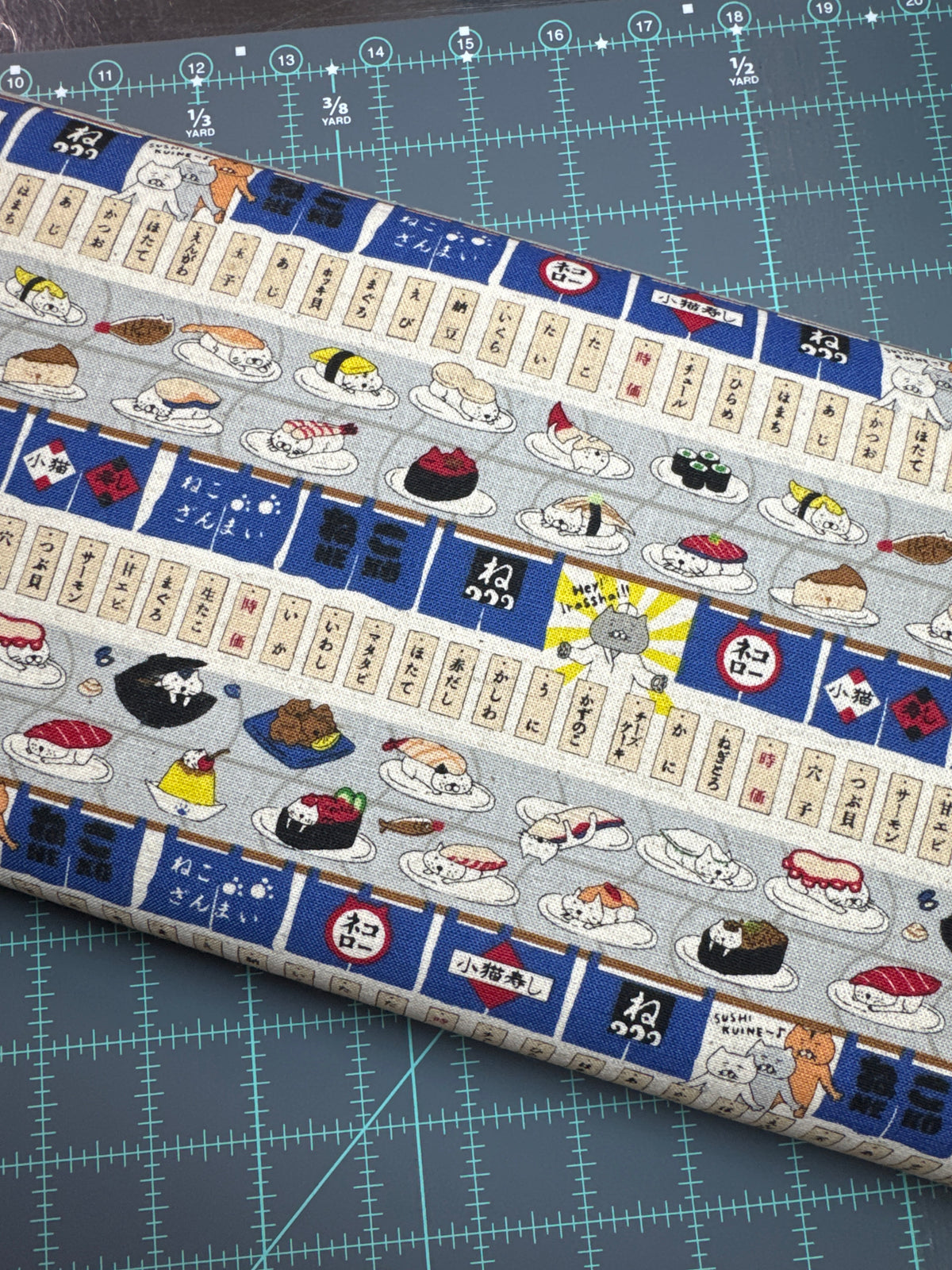 Sushi Cats - Navy - Kobayashi