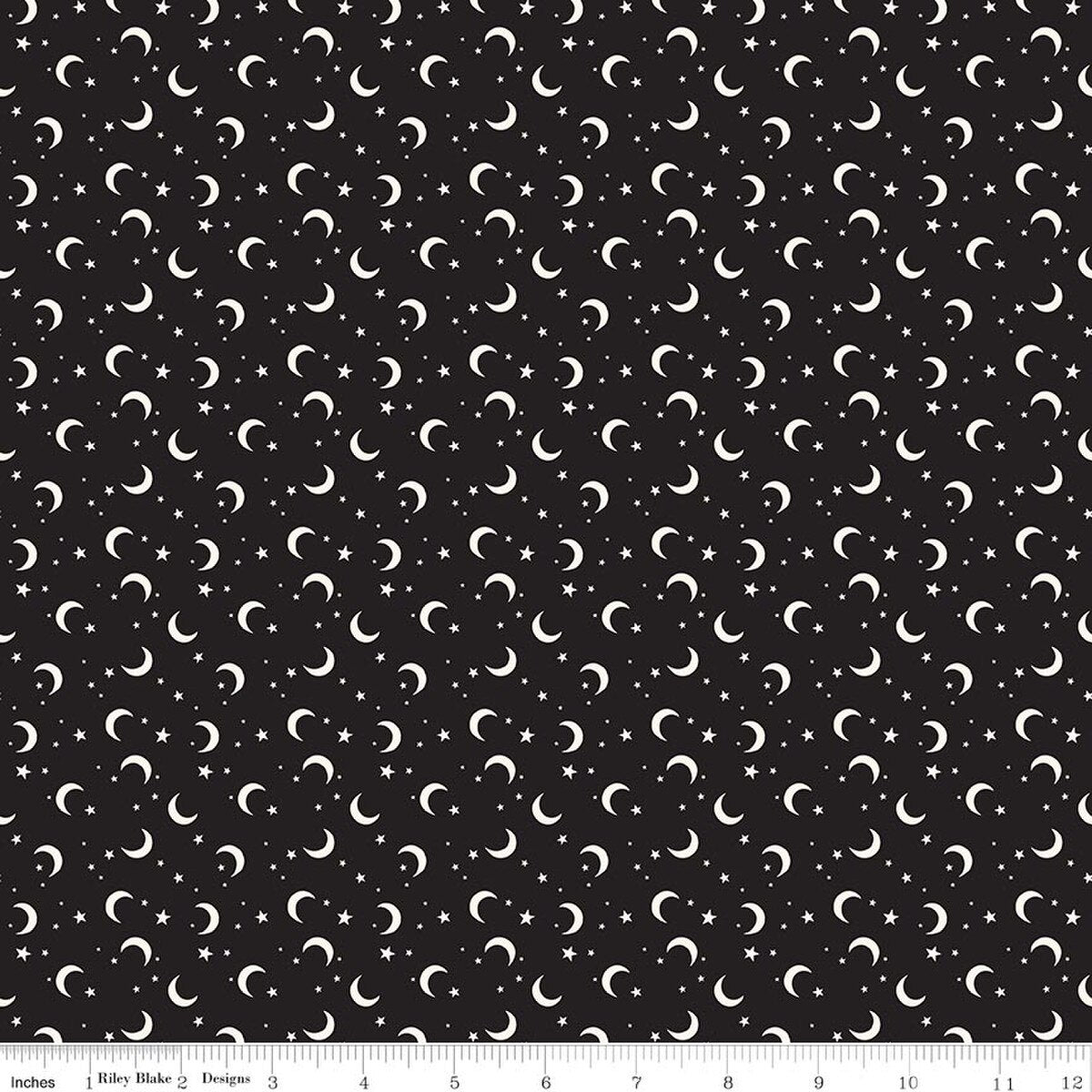 Frank & Friends - Moon & Stars Black Glow in the Dark - My Minds Eye