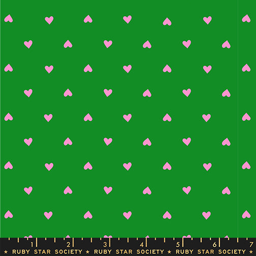 Trinketry - Hearts in Deep Verdant Neon - Ruby Star Society