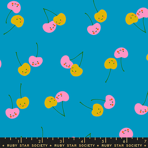 Trinketry - Cherry Friends in Bright Blue - Ruby Star Society