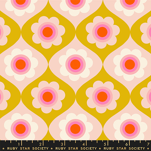 Trinketry - Floral Retro in Goldenrod - Ruby Star Society