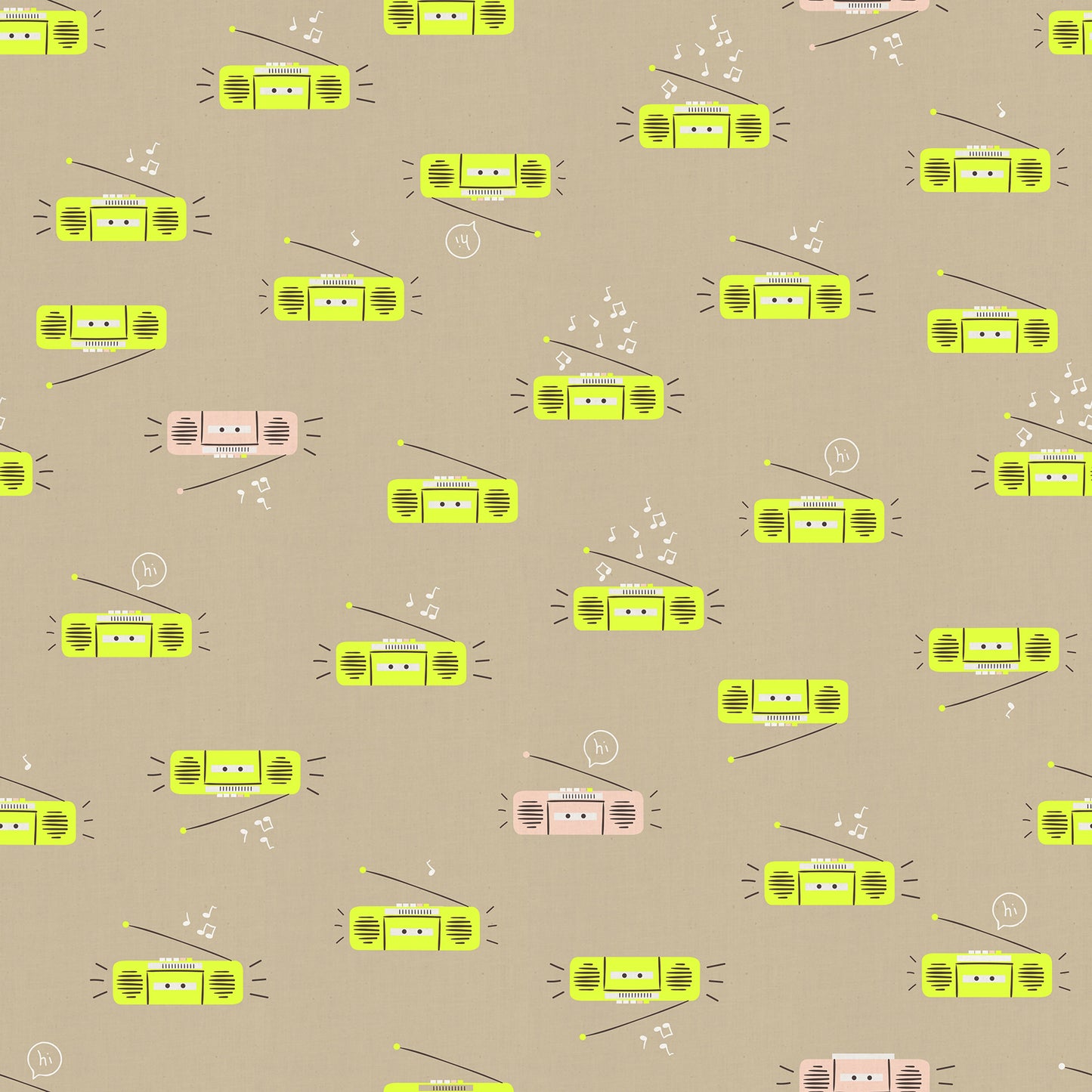 Lofi Linens - Boom in Khaki - Rashida Coleman Hale