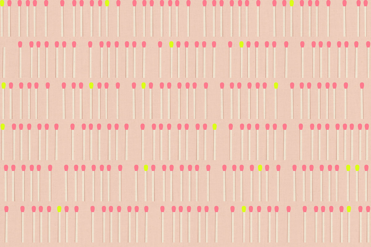 Lofi Linens - Meet your Match in Peach Blossom - Rashida Coleman Hale