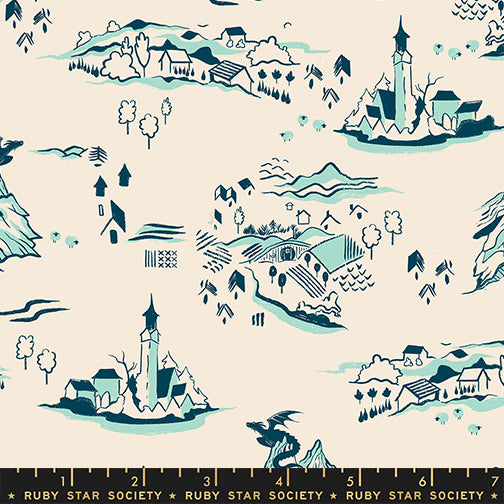 Fireglow - Mountain Town in Frost - Sarah Watts
