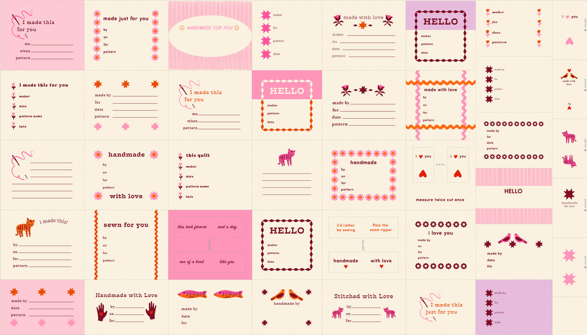 1-800-Calico - Thanks I Made This Panel in Pink - Alexia Abegg