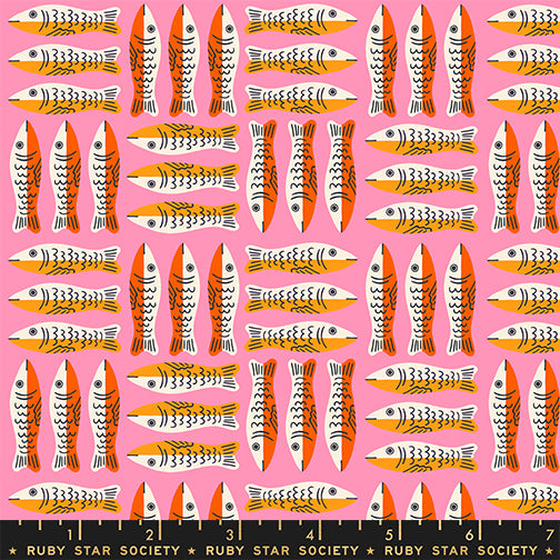 1-800-Calico - Sardines in Lucky Pink - Alexia Abegg