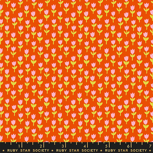 1-800-Calico - Tulips in Warm Red - Alexia Abegg