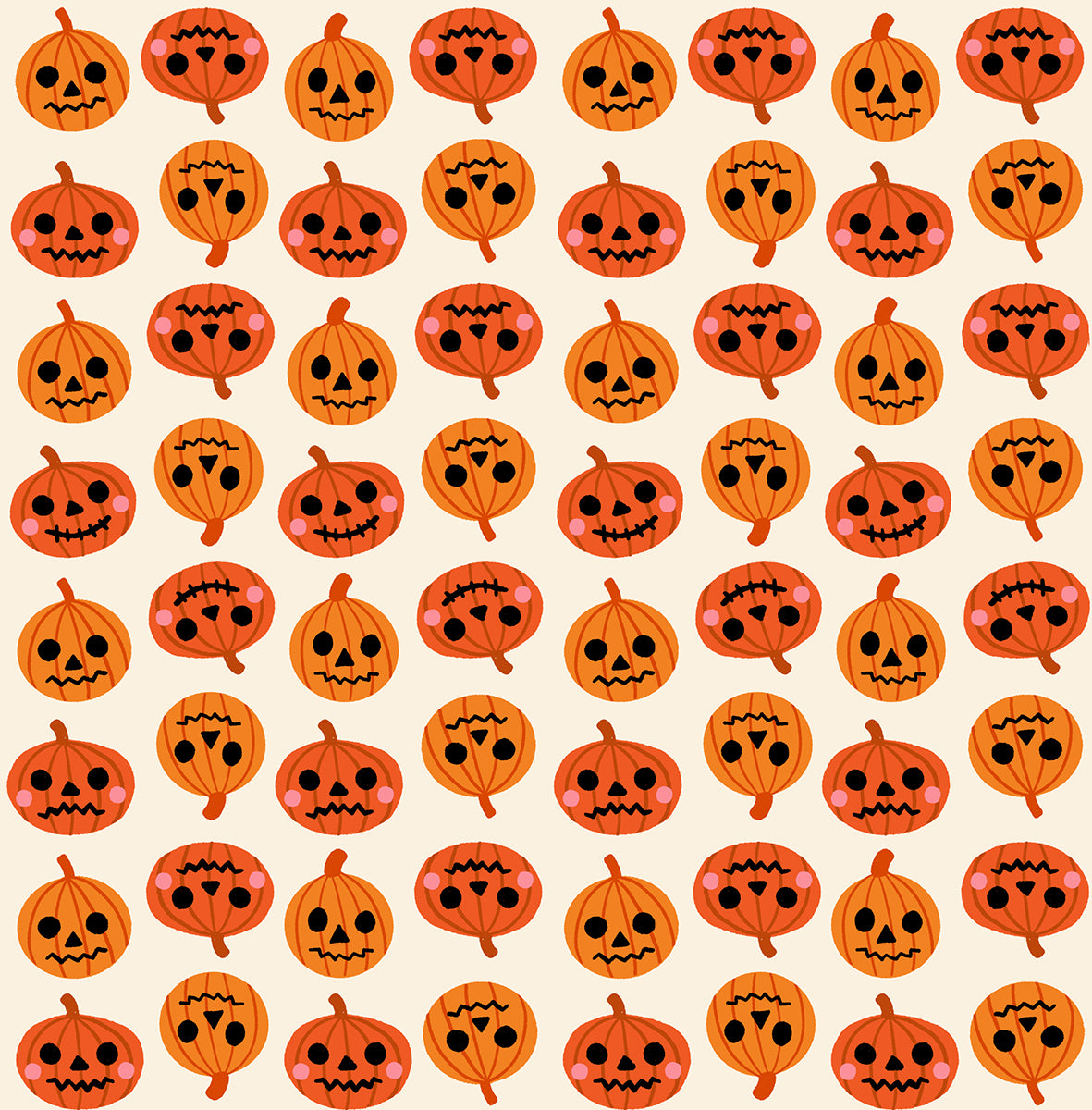Freaky Familiars - Pumpkin Party in Orange - Ruby Star Society