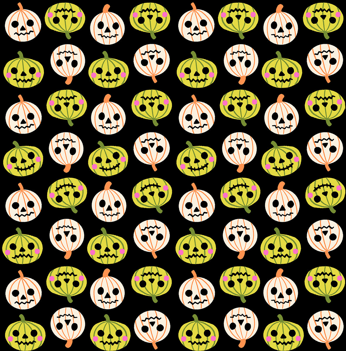 Freaky Familiars - Pumpkin Party in Black - Ruby Star Society