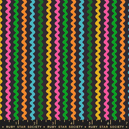 1-800-Notion - Ric Rac in Soft Black - Ruby Star Society