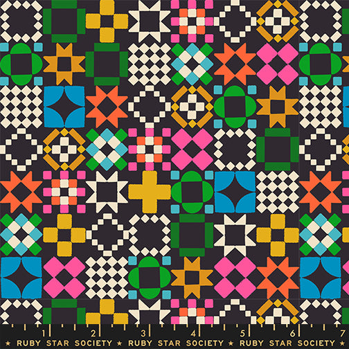 1-800-Notion - Quilty as Charged in Soft Black - Ruby Star Society