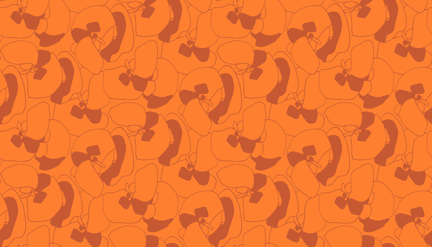 Memento Canvas - Seagrapes in Orange - Carolyn Friedlander