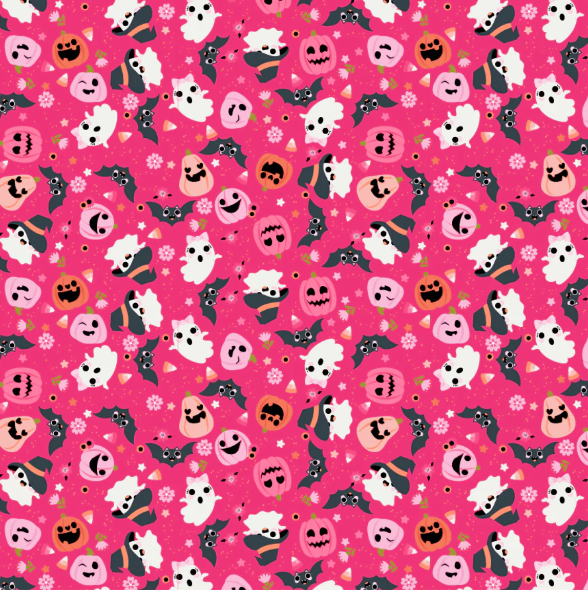 Not Scary - Going Batty in Dark Pink - Jill & Rani