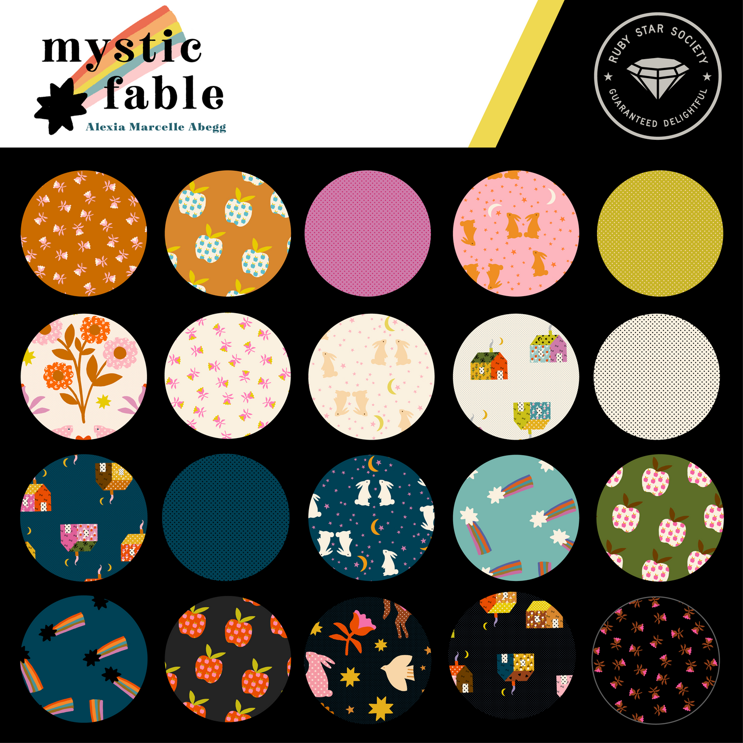Mystic Fable Fat Quarter Bundle by Alexia Abegg for Ruby Star Society