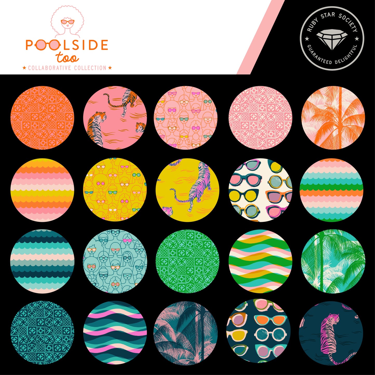 Poolside Too Fat Quarter Bundle
