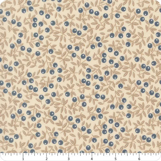 Natures Sketchbook - Blueberry in Pearl - Elena Amo