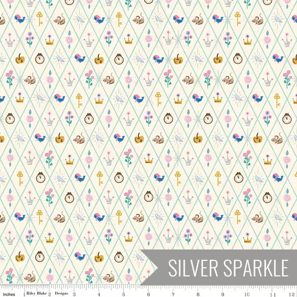 Wishes - Diamonds in Vintage White Sparkle - Jill Howarth