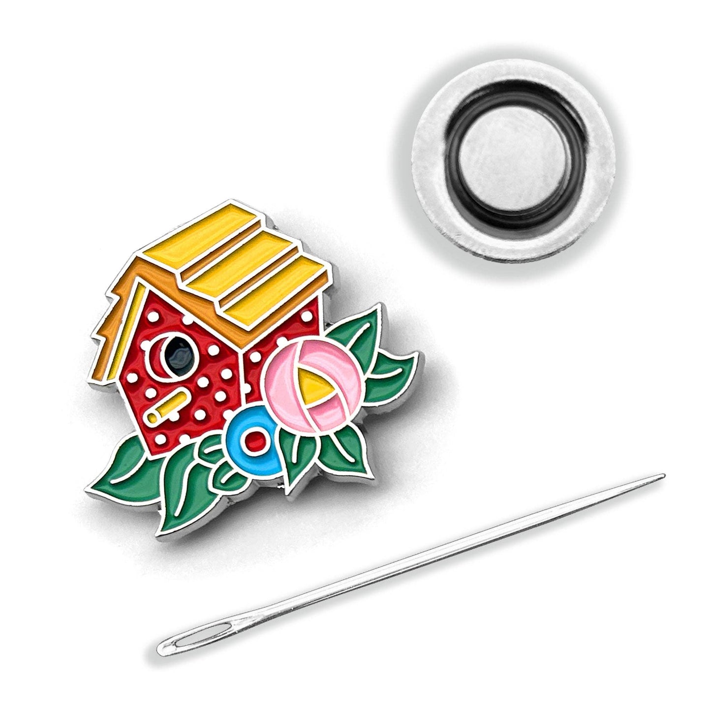 Mary Englebreit Birdhouse Needle Minder