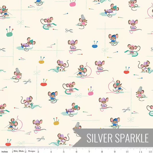 Wishes - Workers in Vintage White Sparkle - Jill Howarth
