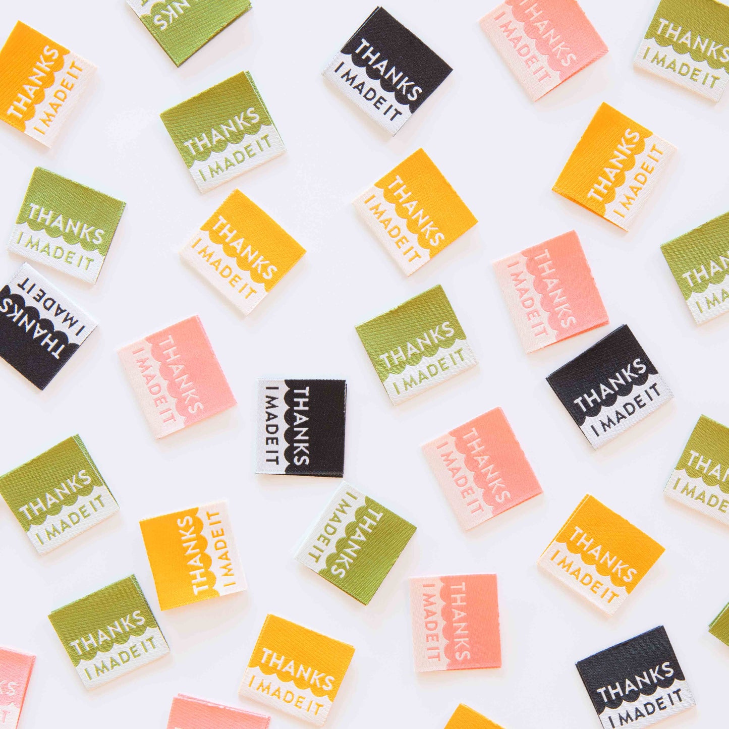Thanks I Made It Multipack Woven Sewing Labels - Sarah Hearts