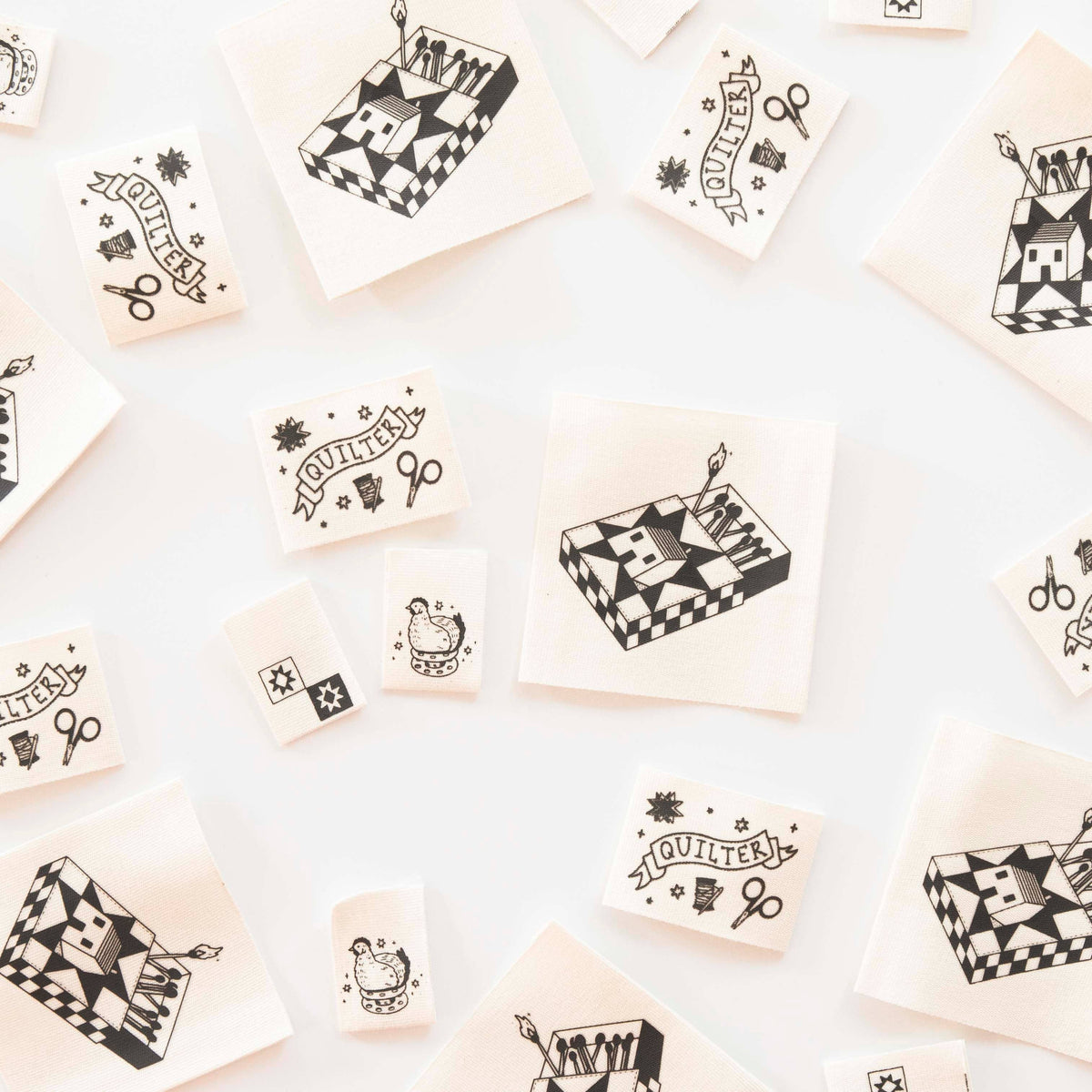 Toad and Sew Quilty Tattoo Woven Sewing Lab - Sarah Heartsels Multipack