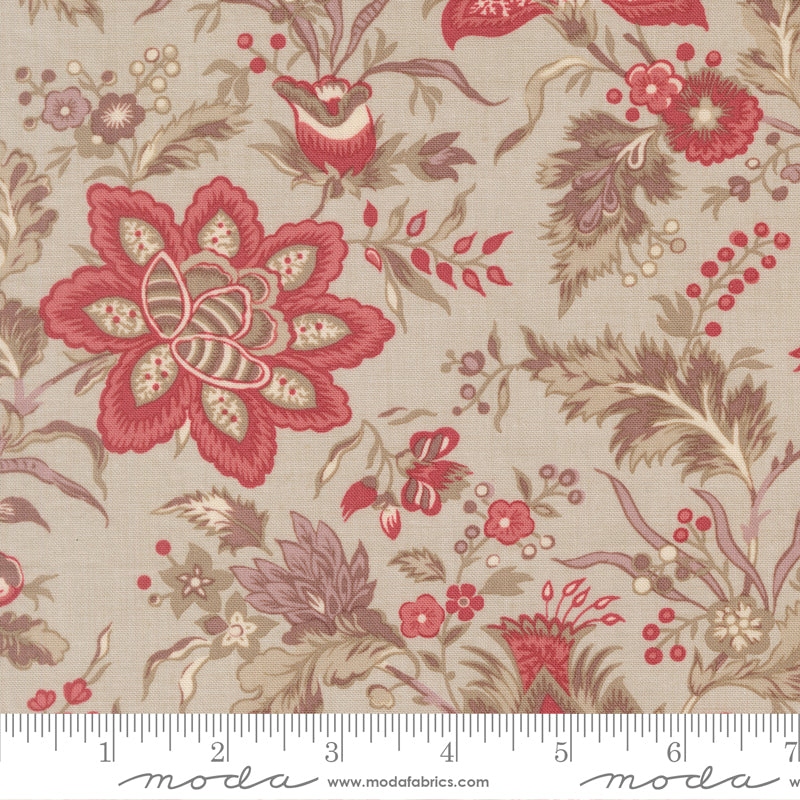 Fleur De Paris - Pivoine Florals in Smoke - French General