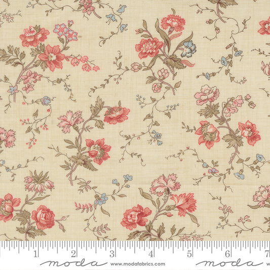 Fleur De Paris - Parterre Florals in Pearl - French General