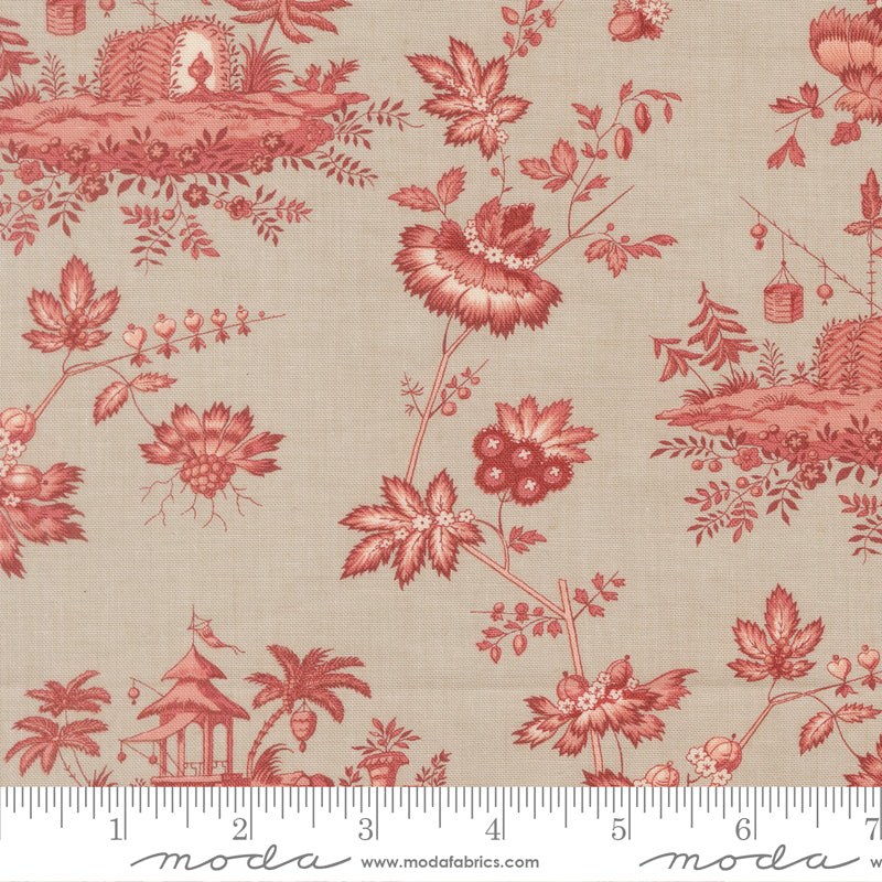 Fleur De Paris - Jardinage Florals Scenic in Smoke - French General