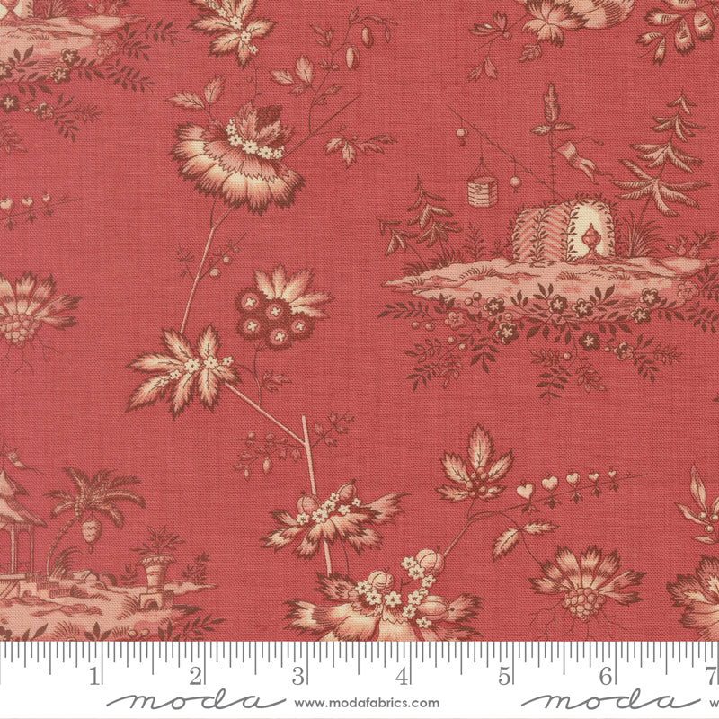 Fleur De Paris - Jardinage Florals Scenic in Garance- French General