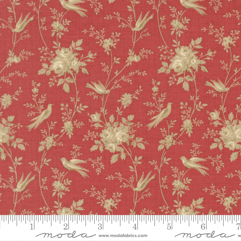 Fleur De Paris - Oiseaux Florals Birds in Garance - French General