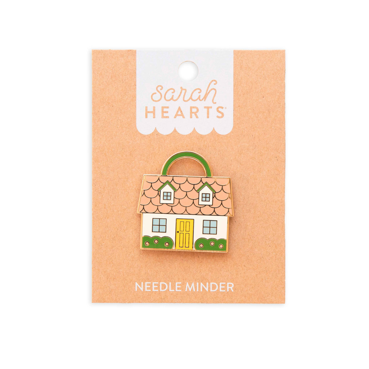 Needlepoint House Magnetic Needle Minder - Sarah Hearts