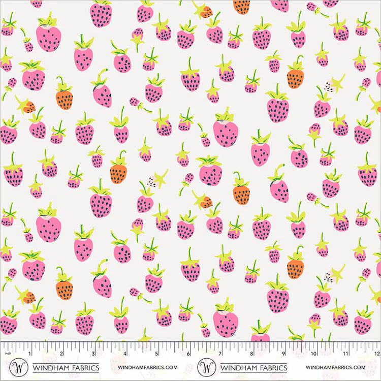 Heather Ross Favorites - Strawberries Briar Rose - Heather Ross